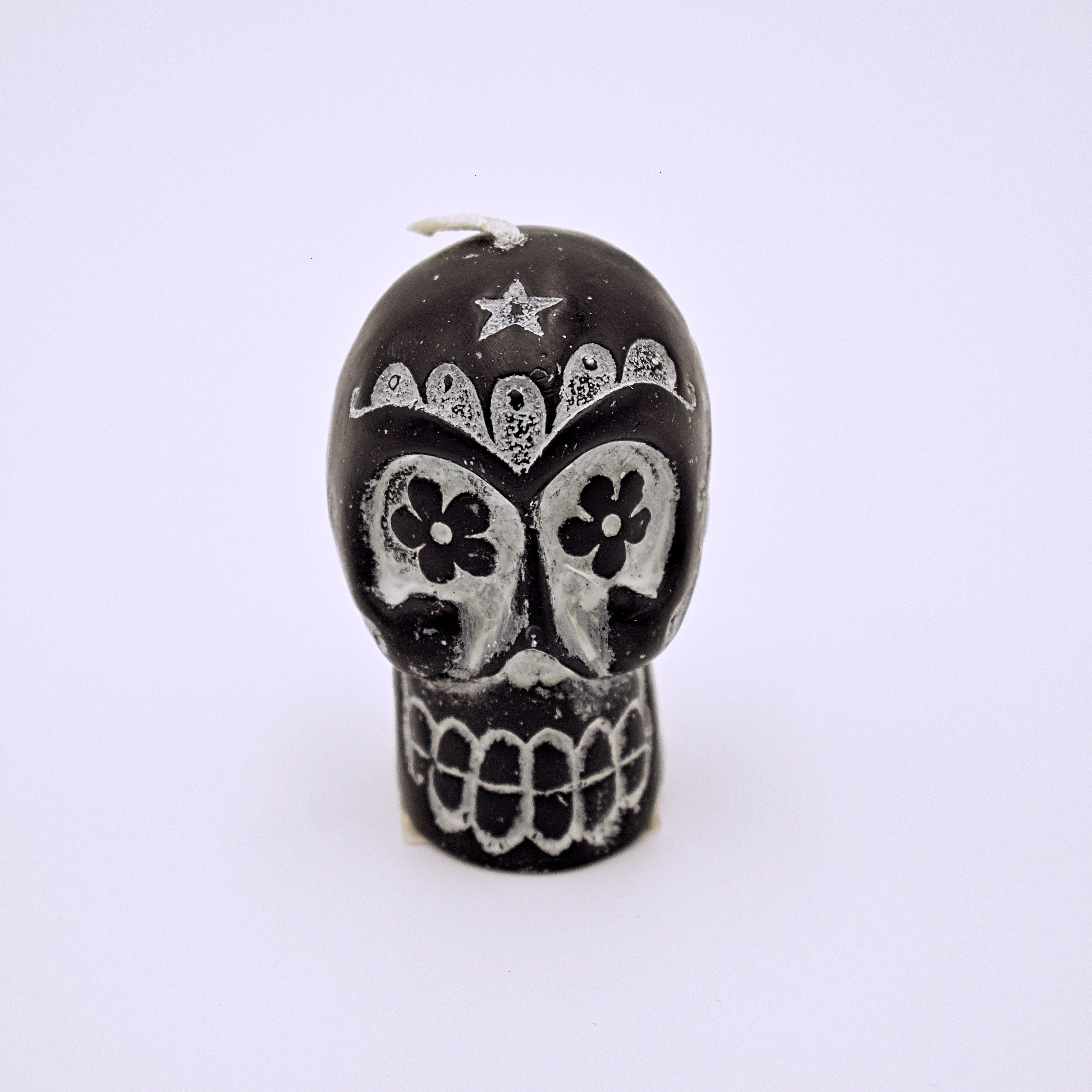 Sugar Skull Day of the Dead Candle